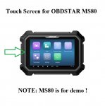 Touch Screen Digitizer Replacement for OBDSTAR MS80 Motorcycle